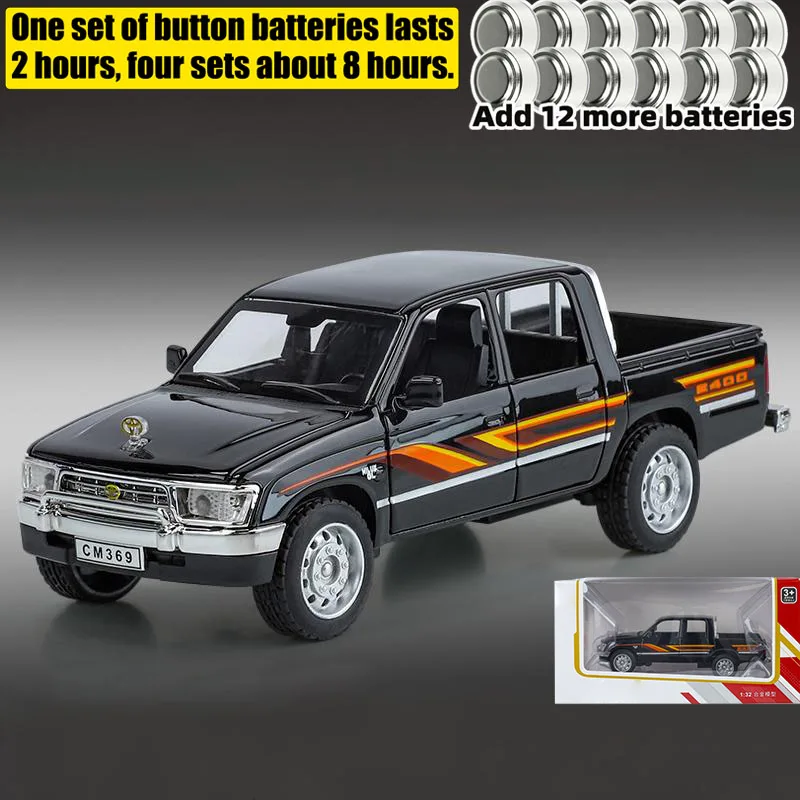 Vibrant Red Toyota Hilux Off-Road Diecast Model 10 Vibrant Red Toyota Hilux Off-Road Diecast Model - Image 10