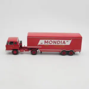 Vintage Red Bernard TDA 180 Trailer Model 1:43 Scale 10 Sb46493b8f6de414983fdc98fbeb50ff88
