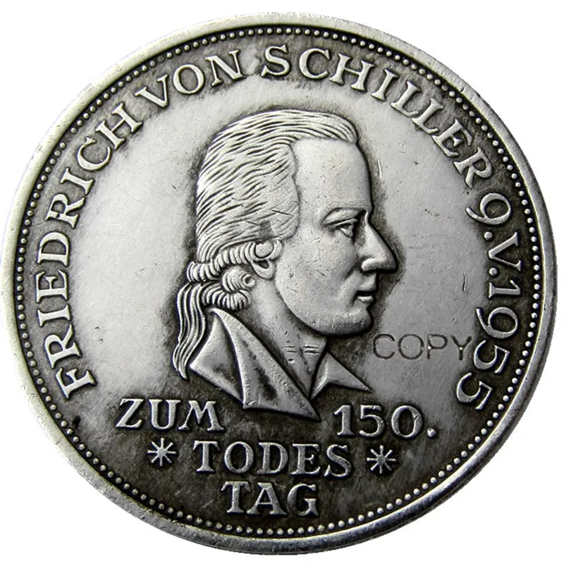 1955 Germany 5 Mark Replica Coin 5 1955 Germany 5 Mark Replica Coin - Image 5