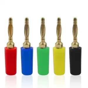 40-Piece Gold-Plated Banana Plug Set for DIY 15 Sb47bc81e6b304e09965ad4acd0790599W