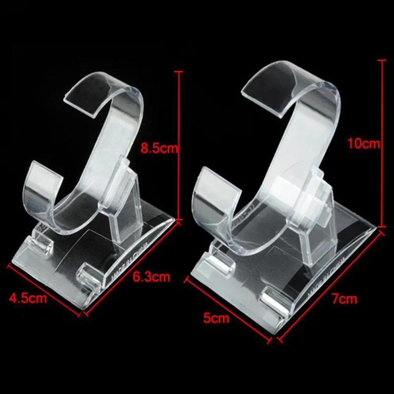 Clear Plastic Watch Display Stand for Wristwatches 6 Clear Plastic Watch Display Stand for Wristwatches - Image 6