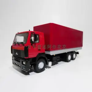 Red 1:43 Scale Transport Container Truck Model