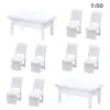 Miniature Dining Furniture Set for 1:50 Scale