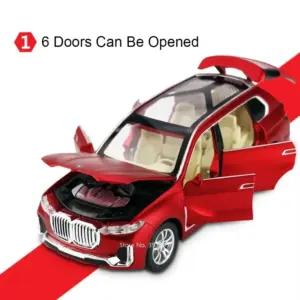 Miniature BMW X7 Diecast Model in Red and Black 8 Sb49a006183e643c1ac76bb1e8e9ef9e1f