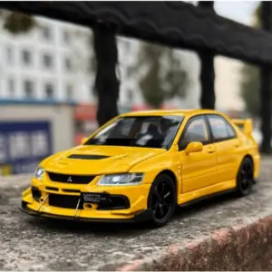 Black Mitsubishi Lancer Evolution Diecast Model | 1:32 Scale 15 Sb4c478e8f51f407a8c21df3377aaa51eG