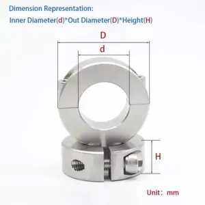 Stainless Steel Shaft Collar 6-40mm Diameter 10 Sb4d7c103dca44e048ba3de5307c86a5fV