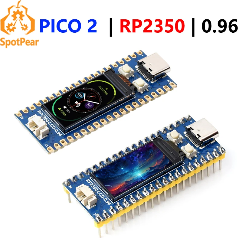 Raspberry Pi Pico 2 RP2350-LCD-0.96 Development Board 1 Raspberry Pi Pico 2 RP2350-LCD-0.96 Development Board