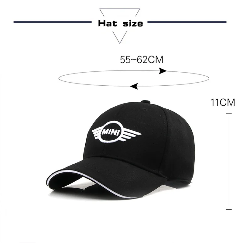 MINI Car Emblem Cotton Baseball Cap for Enthusiasts 2 MINI Car Emblem Cotton Baseball Cap for Enthusiasts - Image 2