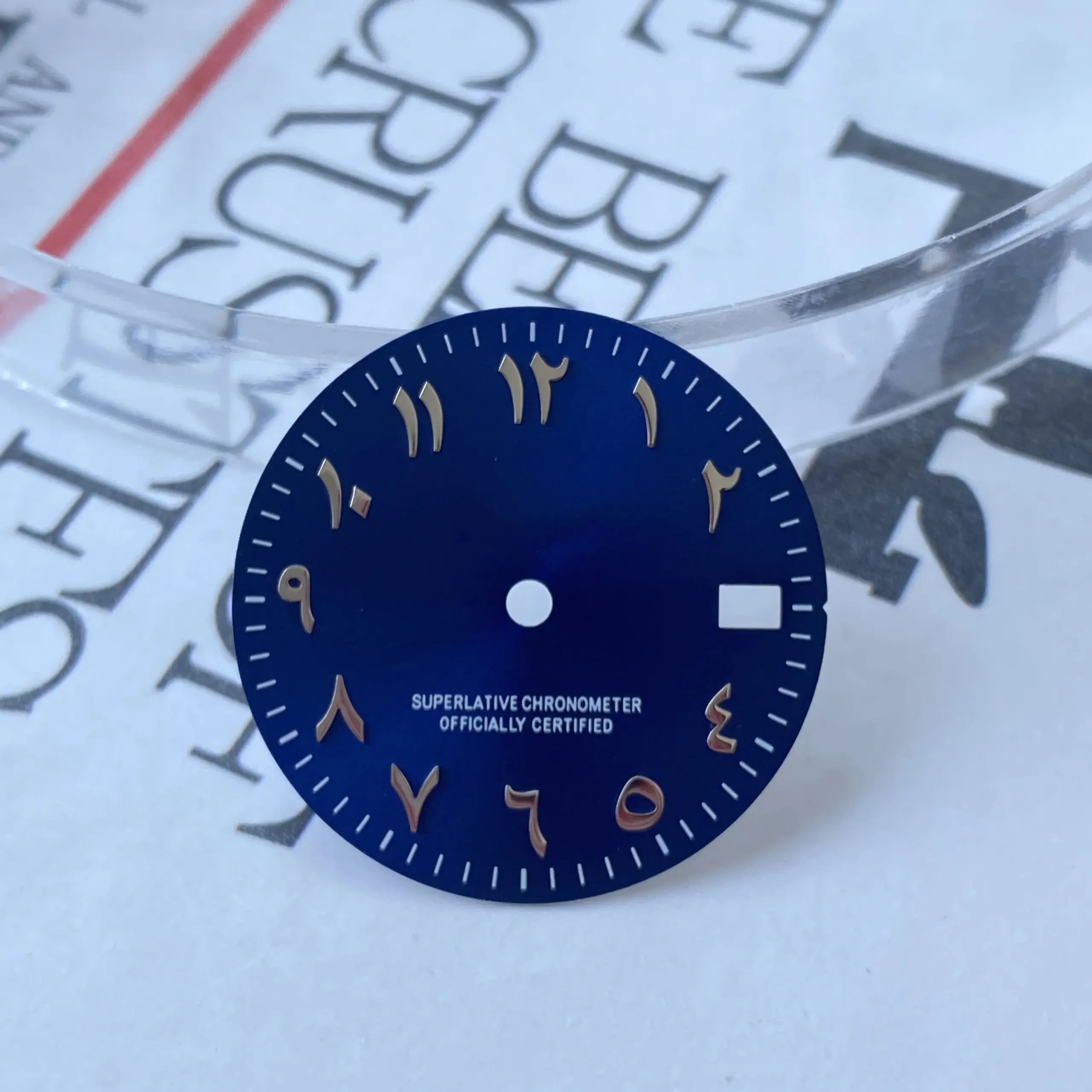 28.5mm NH35/NH36 Watch Dial with Arabic Numerals 6 28.5mm NH35/NH36 Watch Dial with Arabic Numerals - Image 6