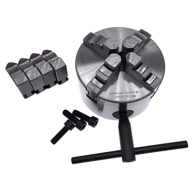 K12-100 4-Jaw Precision Scroll Chuck 2 K12-100 4-Jaw Precision Scroll Chuck - Image 2