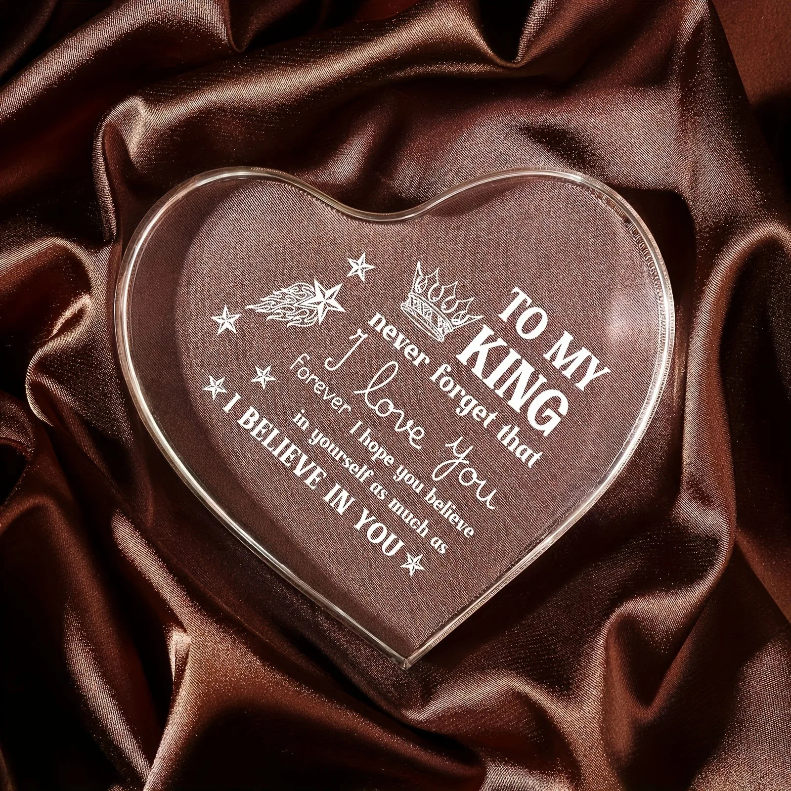 Romantic Acrylic Heart Gift for Lovers 5 Romantic Acrylic Heart Gift for Lovers - Image 5