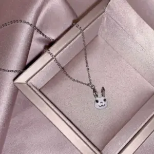 Sterling Silver Rabbit Pendant Necklace for Women 5 Sb538bf3b275042d6b86ae32d11cc82248