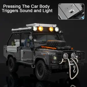 Land Rover Defender 110 Scale Model - Diecast Replica 14 Sb54e6cba4fc0458dace40657c54470f6F