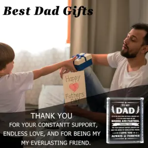 Elegant Dad’s Crystal Keepsake Plaque 9 Sb556cbd61c3c406cbf449dffac42ceb8f