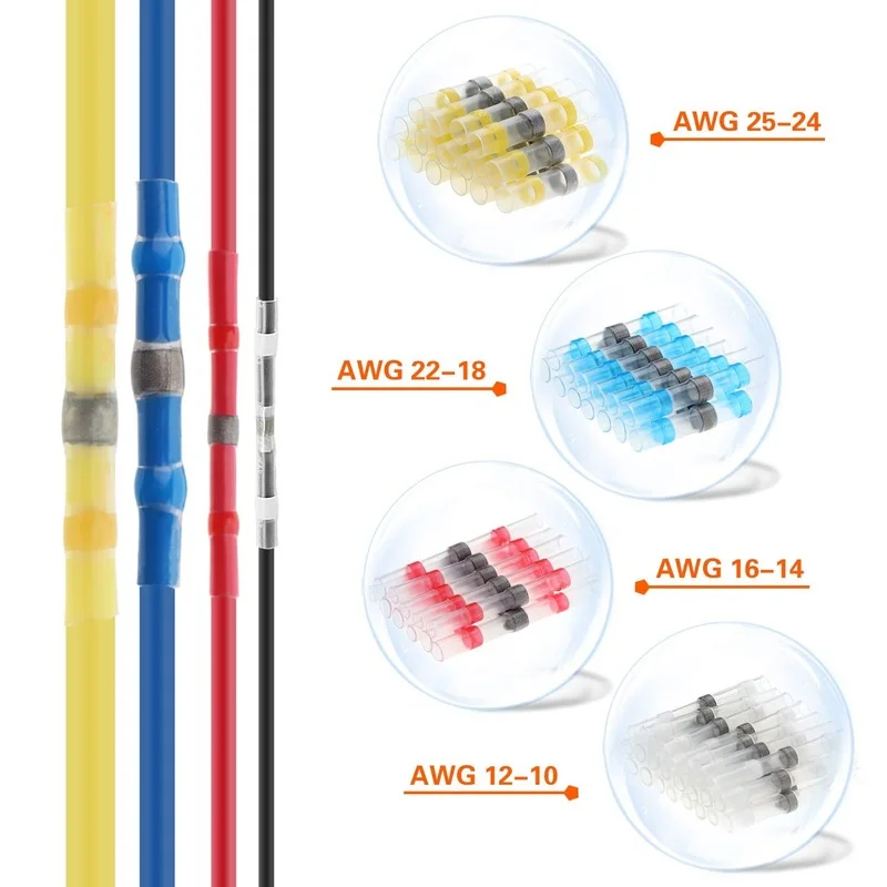 Waterproof Heat-Shrink Connector Kit for Electrical Wiring 6 Waterproof Heat-Shrink Connector Kit for Electrical Wiring - Image 6