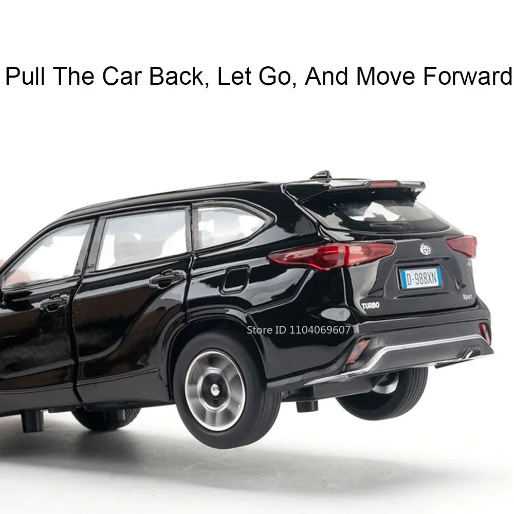 White 1:32 Scale Crown Kluger Model SUV 6 White 1:32 Scale Crown Kluger Model SUV - Image 6