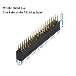 Raspberry Pi 2x20 GPIO Female Header 3-Layer 10 Sb58022a2b1a1477d9dbc80f0104a5482v