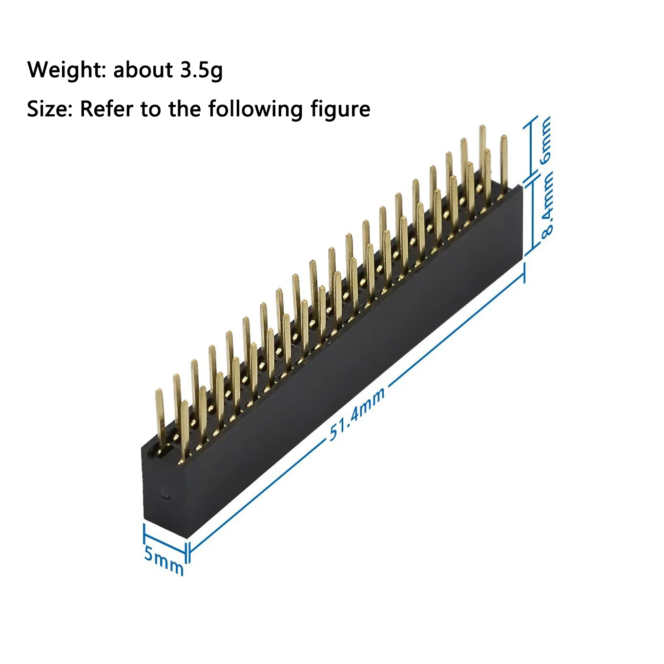 Raspberry Pi 2x20 GPIO Female Header 3-Layer 3 Raspberry Pi 2x20 GPIO Female Header 3-Layer - Image 3