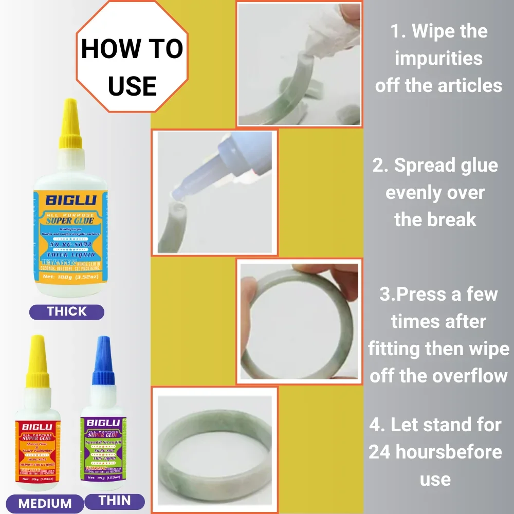 BIGLU Triple Viscosity Super Glue Set 5 BIGLU Triple Viscosity Super Glue Set - Image 5