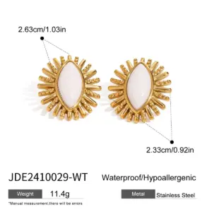 Bold Gold Stainless Steel Sunburst Earrings 15 Sb5a1d326026e46e3b1693477ee3ca3b19