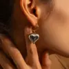 Stainless Steel Heart Earring for Women