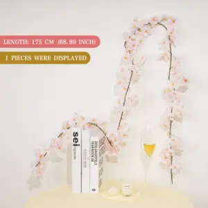 Cherry Blossom Sakura Garland 175cm with 144 Silk Flowers 9 Sb5b668cd947d4f4e967c4acf83318356T