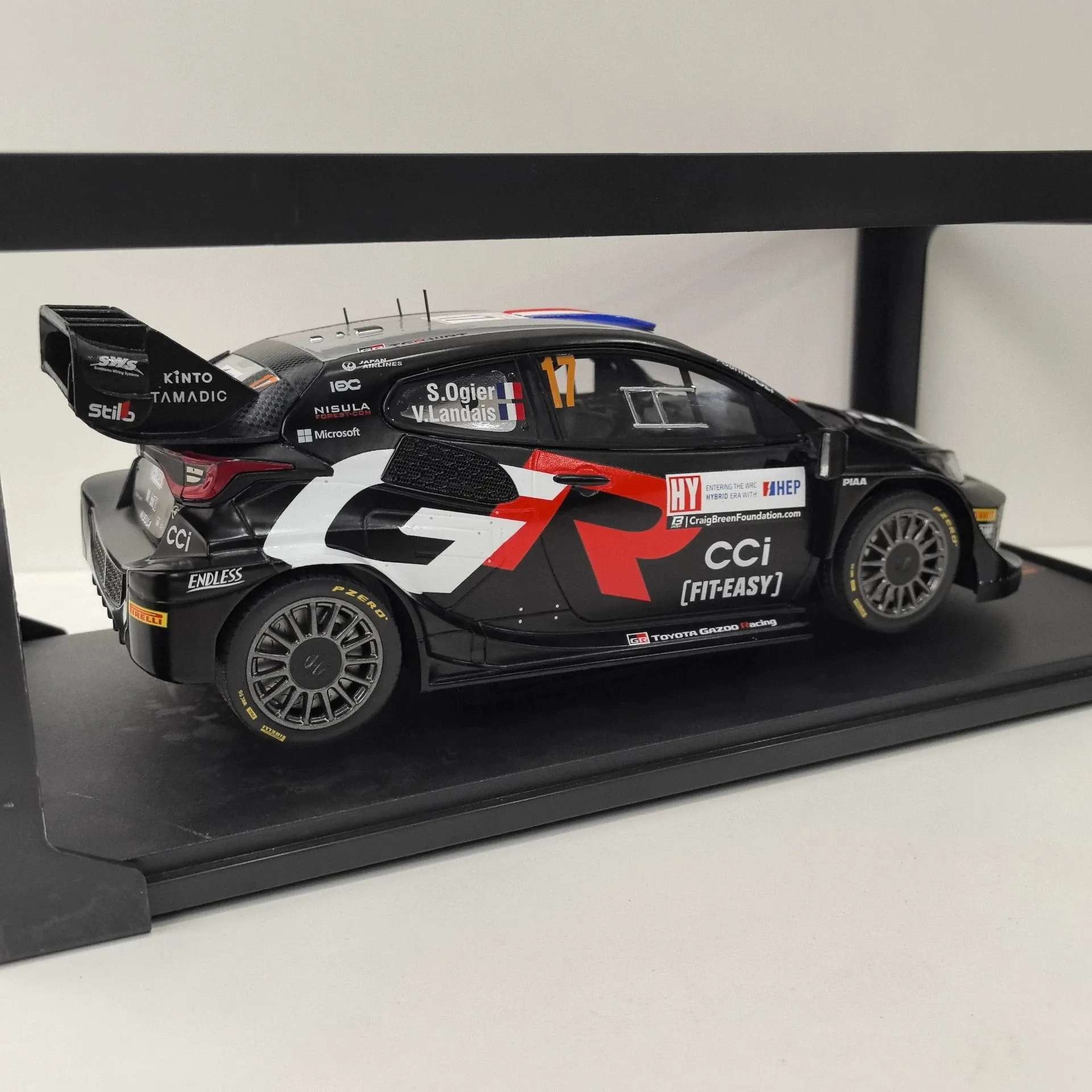 1:18 Scale Toyota GR Yaris #17 2024 Diecast Model 5 1:18 Scale Toyota GR Yaris #17 2024 Diecast Model - Image 5