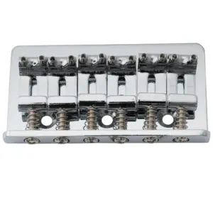 Chrome Electric Guitar Bridge for Strat & Tele 10 Sb5c14d499473488a84758299585345f8r