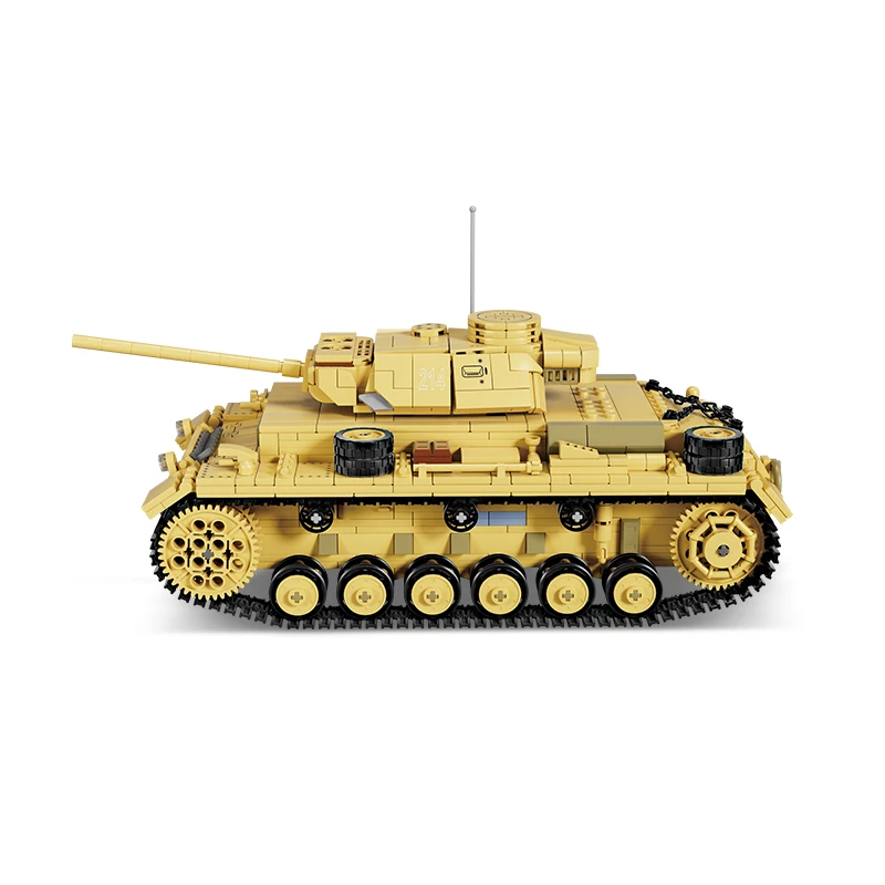 WWII German Panzer III Tank Model Kit 6 WWII German Panzer III Tank Model Kit - Image 6