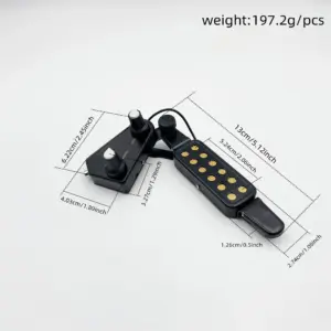 Black Acoustic Guitar Sound Hole Pickup 11 Sb5ed32af93474b3ca65d4747341ebc41I
