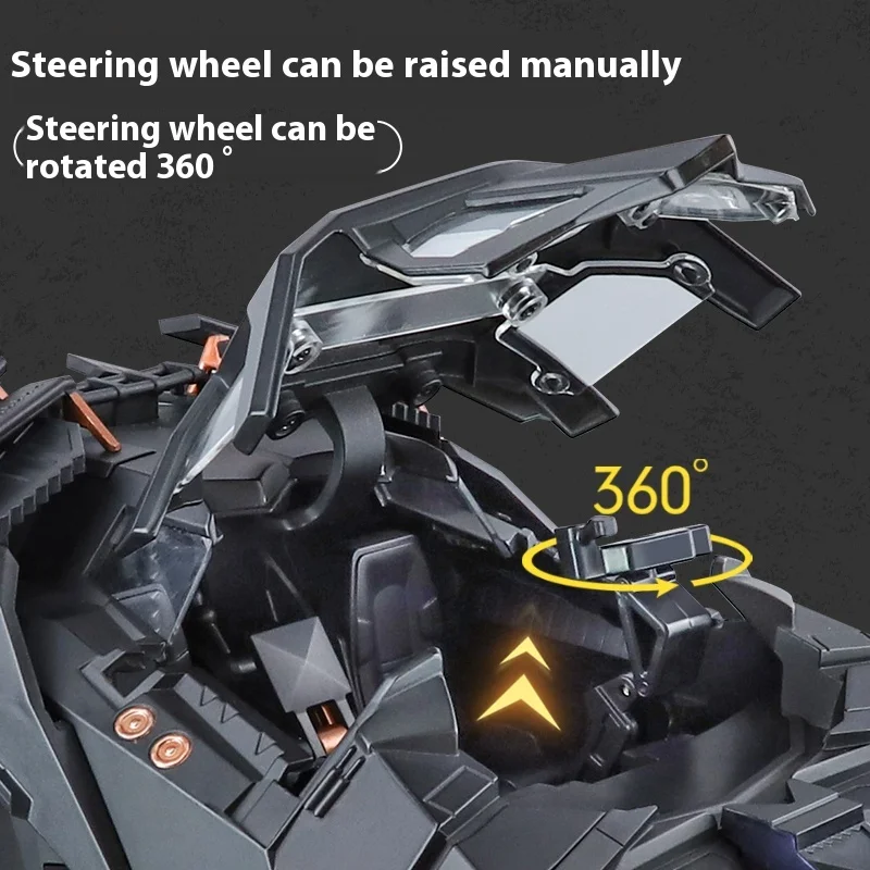 Futuristic Diecast Vehicle Model 1:18 Scale 4 Futuristic Diecast Vehicle Model 1:18 Scale - Image 4