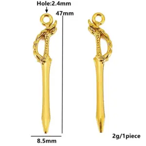 Stainless Steel Knightly Sword Charm Set 13 Sb60a05a799bd4936a09c878df6095da46