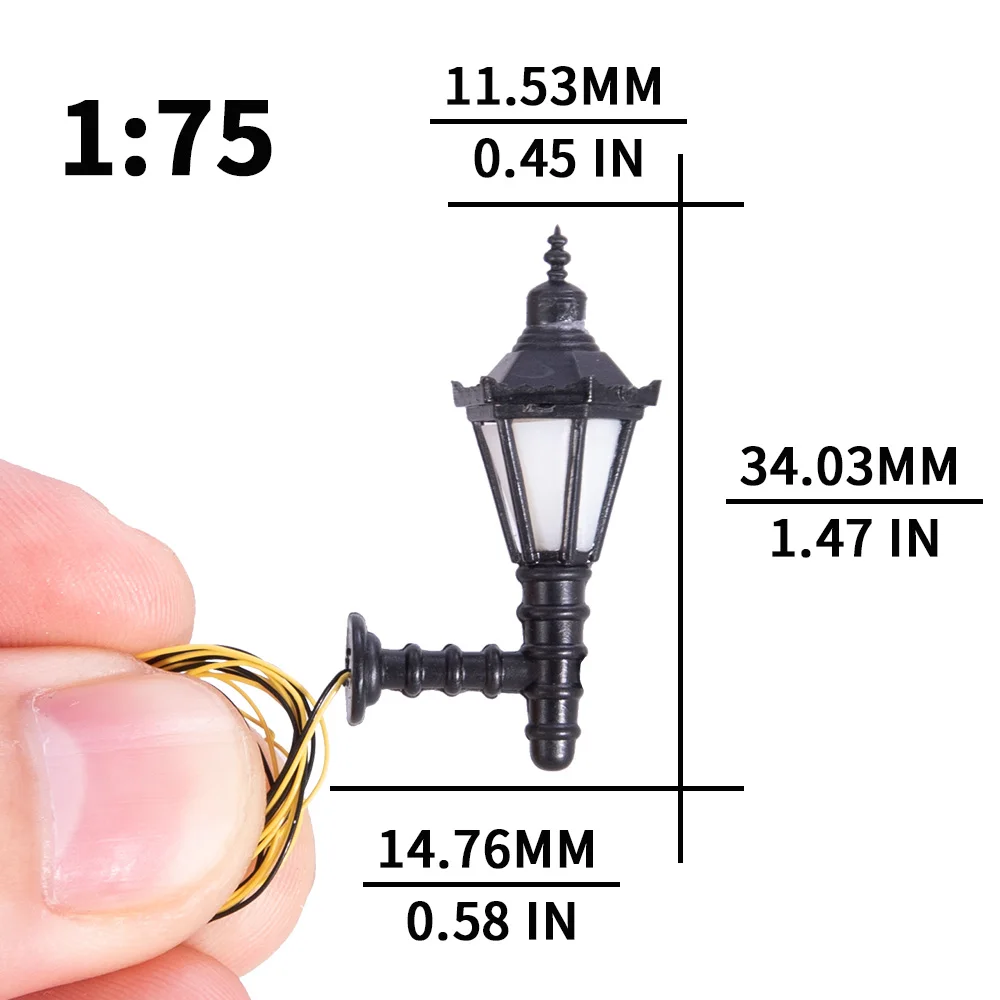 Vintage Miniature Wall Lamps Set for Model Scenes 10 Vintage Miniature Wall Lamps Set for Model Scenes - Image 10