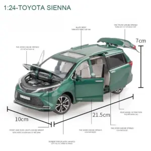 1:24 Scale Sienna MPV Diecast Toy Car 9 Sb632ba5ff7a740d088b60ed6efa2365bY