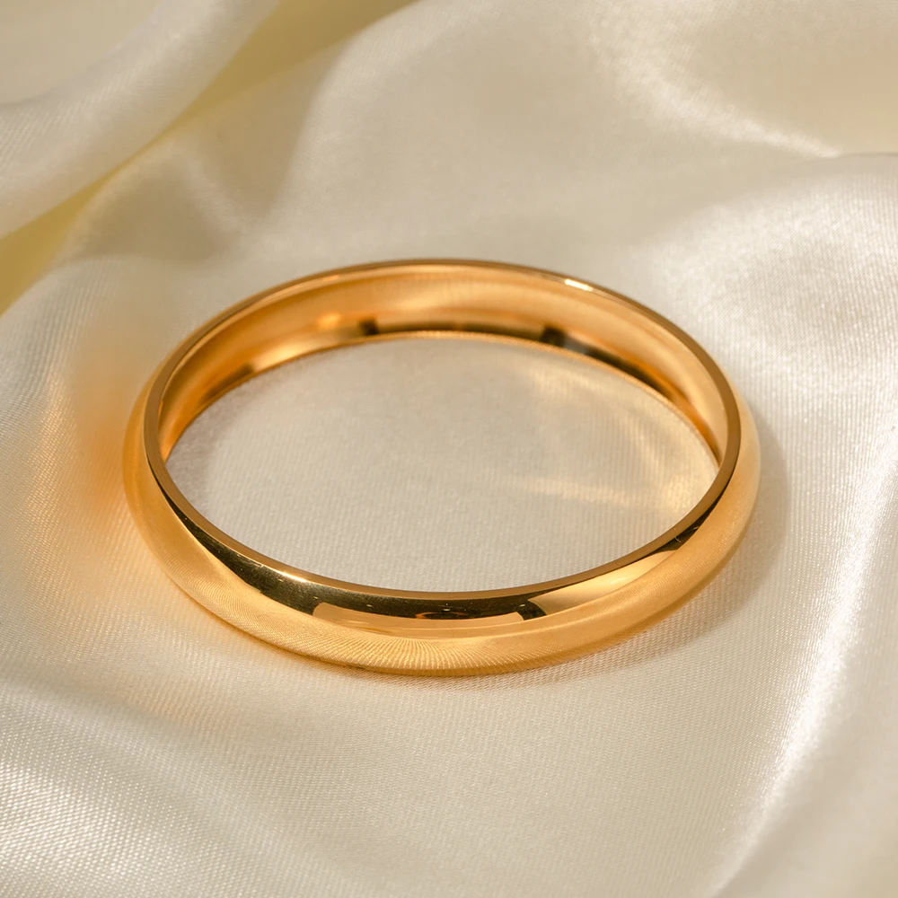 Minimalist Gold Stainless Steel Bracelet JDB2308042 6 Minimalist Gold Stainless Steel Bracelet JDB2308042 - Image 6