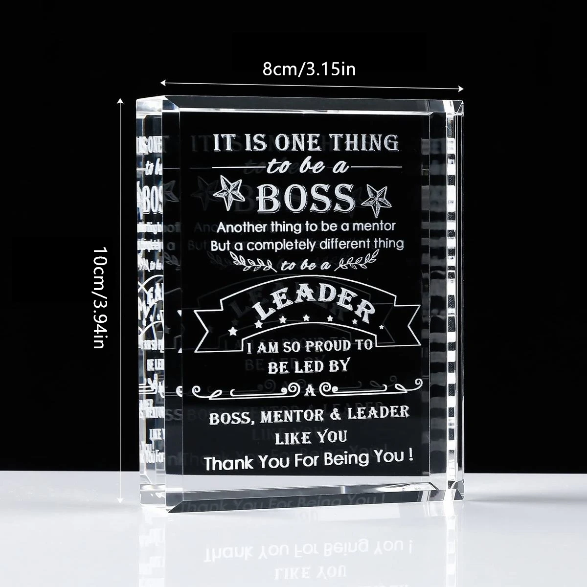 Elegant Leadership Acrylic Office Gift 3 Elegant Leadership Acrylic Office Gift - Image 3