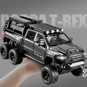 Red Dodge RAM 1500 TRX 6x6 Diecast Model 10 Sb651ee5cf512451e93a07d181ebc281di