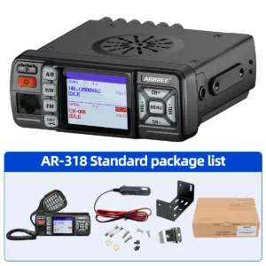ABBREE AR-318 Dual-Band Transceiver 10W-25W, 128 Channels 15 Sb65345e4ceb141d49abfb47a93ce3fe6V