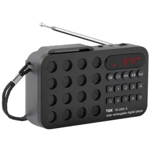 Portable Solar Bluetooth Speaker 3W, 32GB Support 17 Sb66d70a0ccb14cdbbcee02152b3b19d7T