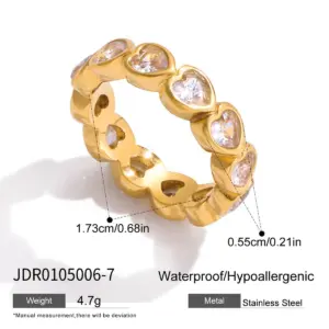 Gold Stainless Steel Geometric Bangle for Women 17 Sb66d78b3bfa64cb59395fb40e5130d36a