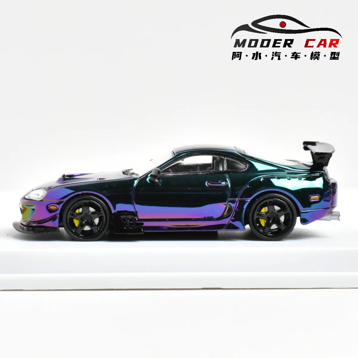 Gold Nissan GT-R R34 Diecast Model 1:64 Scale 6 Gold Nissan GT-R R34 Diecast Model 1:64 Scale - Image 6