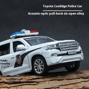 1:32 Toyota Cruiser Police SUV Diecast Model 9 Sb68601819ca24a2e967a2038aad4fb41a