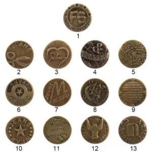 Vintage Bronze Snap Button for Denim 11 Sb69f1e21cc2a4858a9589224f1996f77y