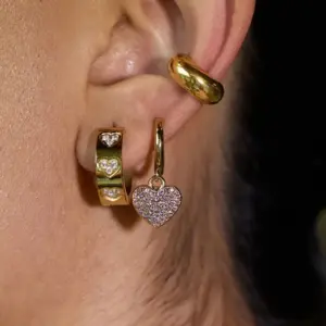 Stainless Steel Heart Zirconia Hoop Earrings 16 Sb6ad4ebad3a6420085cba2e1246396c1L