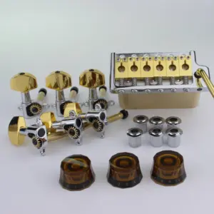 PRS-Style Gold and Silver Guitar Bridge Kit 12 Sb6e27b49f85a4fd28f9d295dbe10ba164