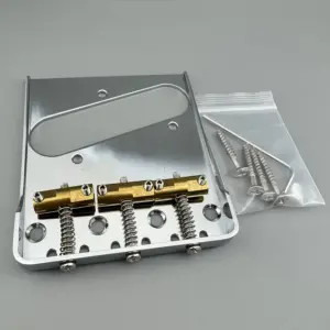 Left-Hand Chrome Vintage Guitar Bridge for Tele-style 9 Sb6e3e2d07bfa47df9e65d74a679b3c49i