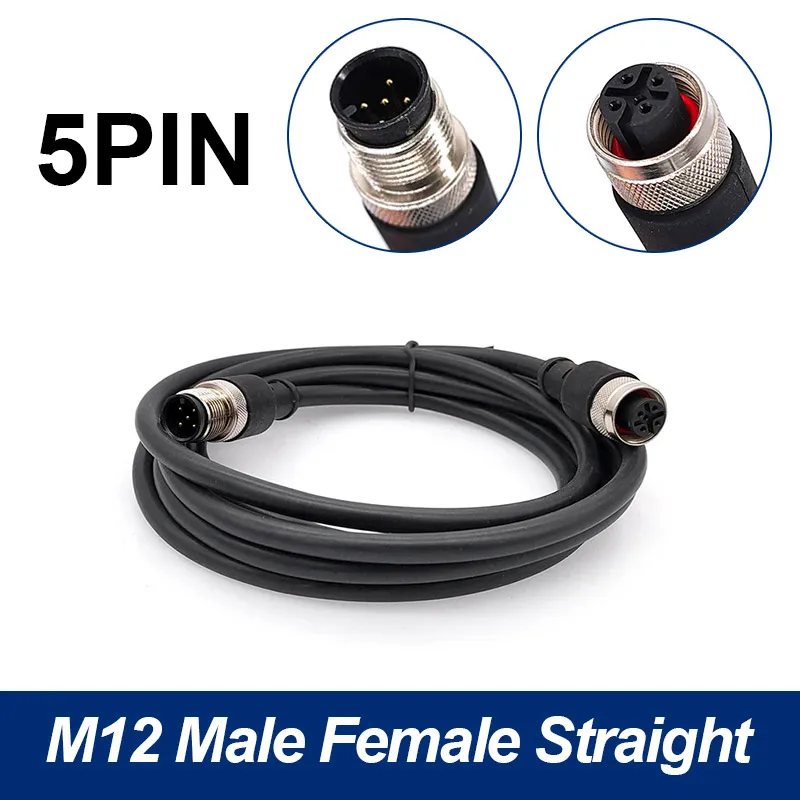 Waterproof M12 Sensor Connector Cable - 2M, 4/5/8 Pins 7 Waterproof M12 Sensor Connector Cable - 2M, 4/5/8 Pins - Image 7