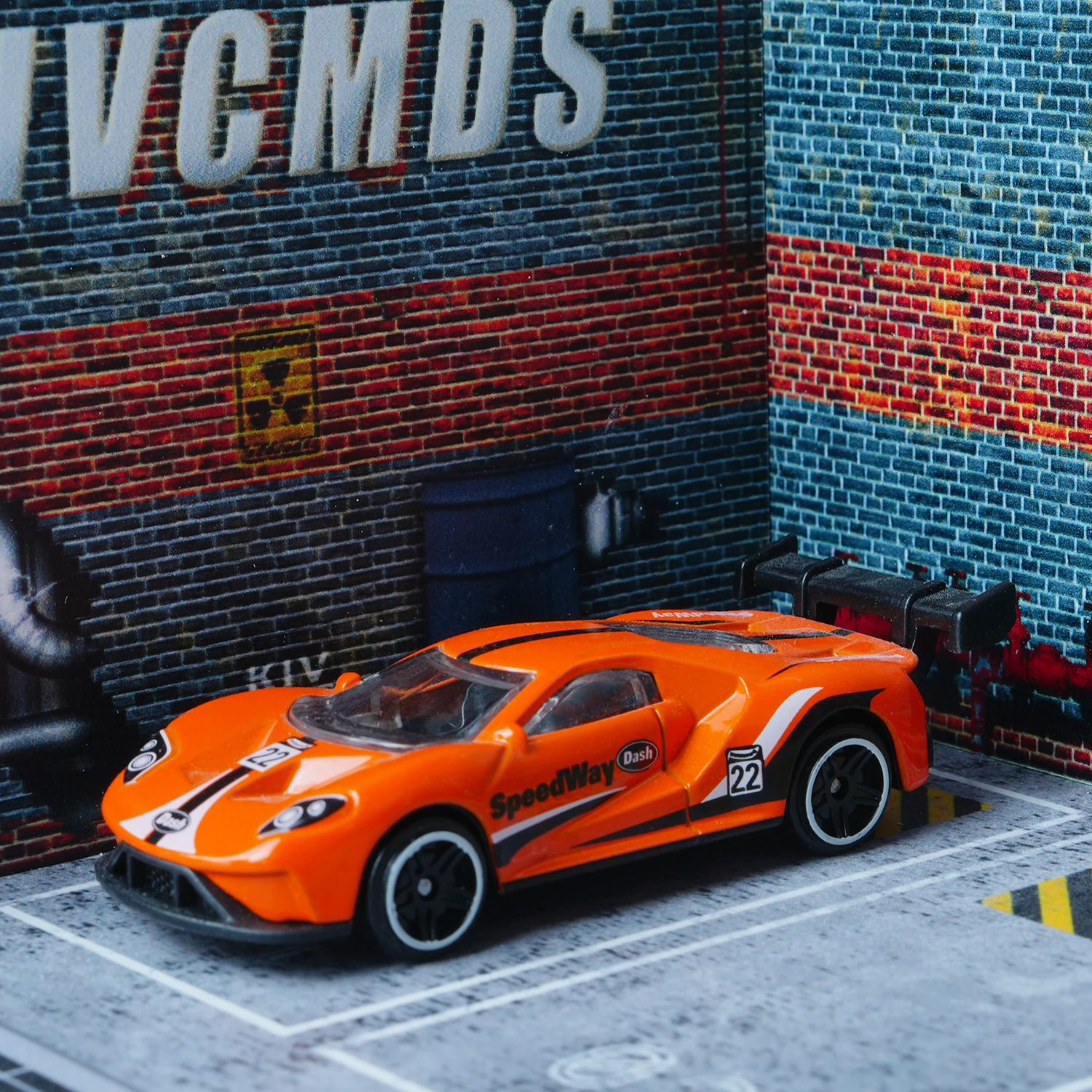 Orange 1:64 Scale Die-Cast Racing Car 5 Orange 1:64 Scale Die-Cast Racing Car - Image 5