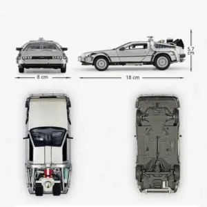 DeLorean DMC-12 1:24 Scale Diecast Model 15 Sb7323134754f469689b50abc91758a60s
