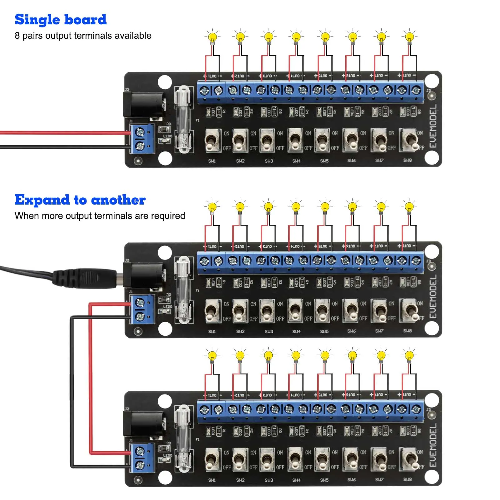 8-Channel 3V-24V DC Power Distribution Module 5 8-Channel 3V-24V DC Power Distribution Module - Image 5